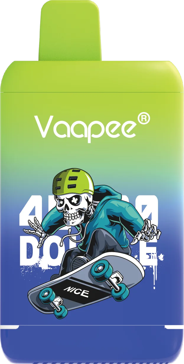Blueberry Ice + Kiwi Passion Fruit Guava - VAAPEE DOUBLE 45K - Einweg-E-Zigarette