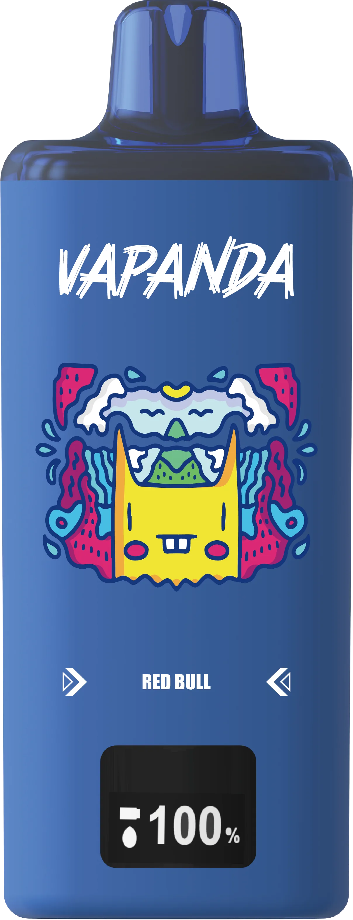 Red Bull + Blue Razz Ice + Kiwi Passion Fruit Guava + Strawberry Watermelon - 4 IN 1 120K - VAPANDA 4 IN 1 120K - Einweg-E-Zigarette