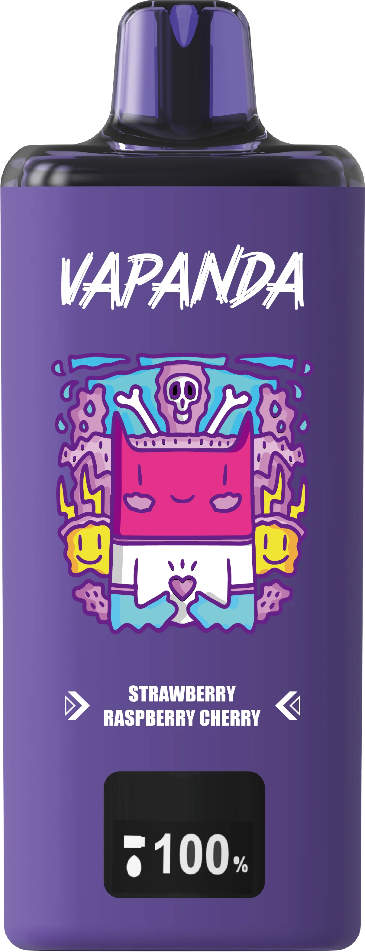 Strawberry Raspberry Cherry + Mixed Berries + Blue Raspberry Ice + Raspberry Watermelon - 4 IN 1 120K - VAPANDA 4 IN 1 120K - Einweg-E-Zigarette