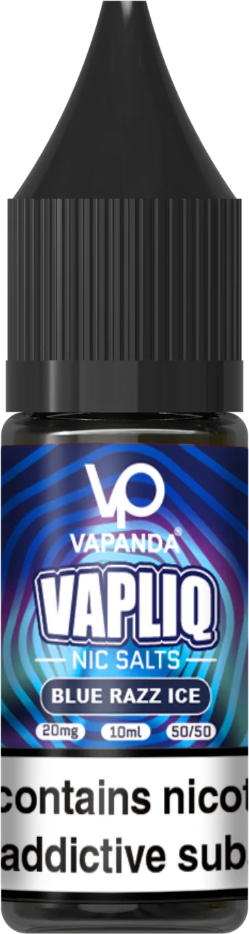 Blue Razz Ice - VAPLIQ E-Liquid - Einweg-E-Zigarette