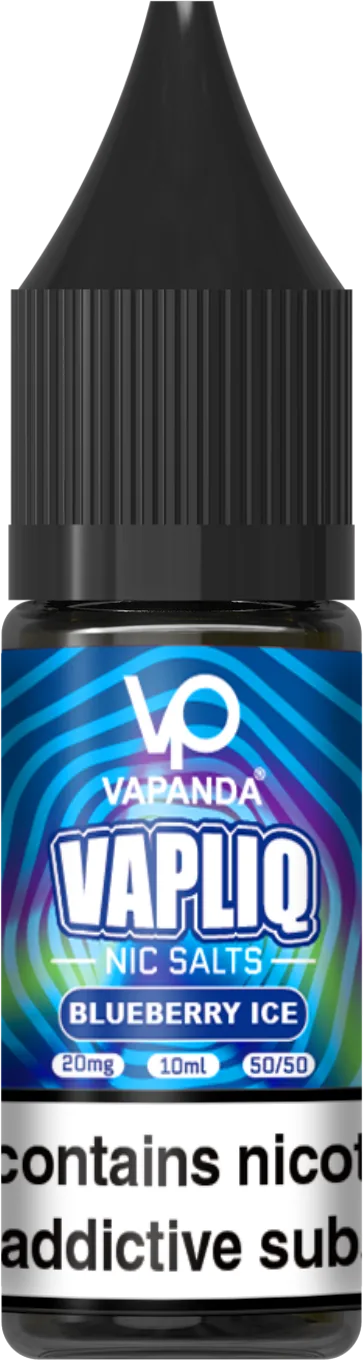 Blueberry Ice - VAPLIQ E-Liquid - Einweg-E-Zigarette