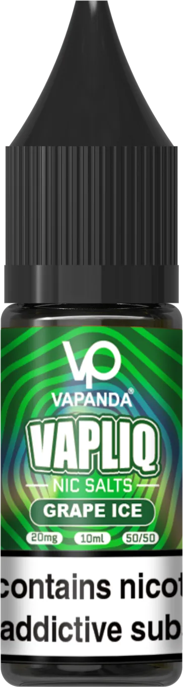 Grape Ice - VAPLIQ E-Liquid - Einweg-E-Zigarette