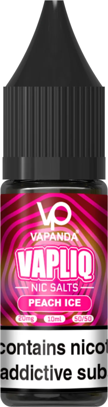 Peach Ice - VAPLIQ E-Liquid - Einweg-E-Zigarette