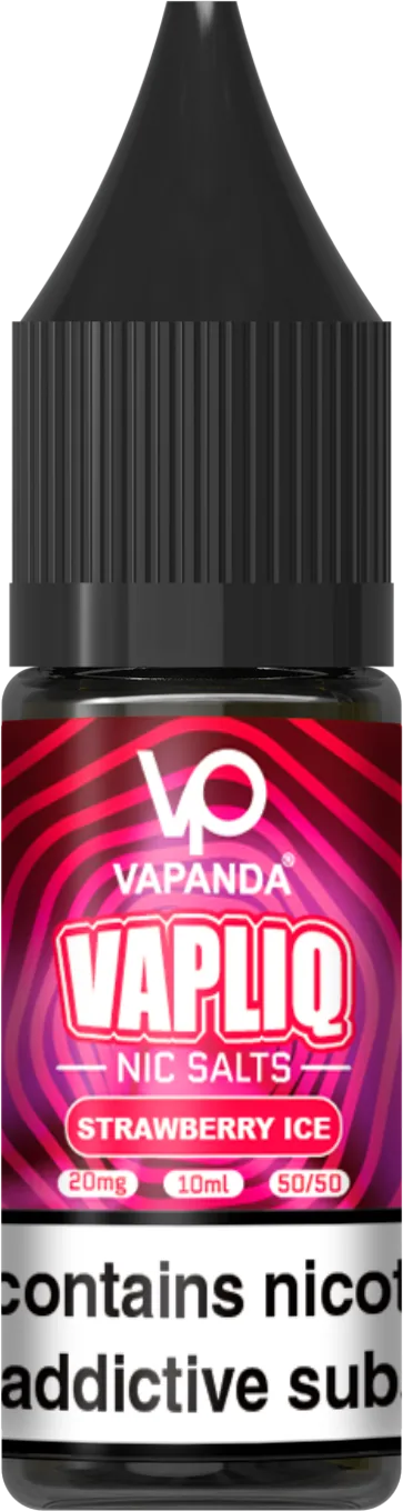 Strawberry Ice - VAPLIQ E-Liquid - Einweg-E-Zigarette