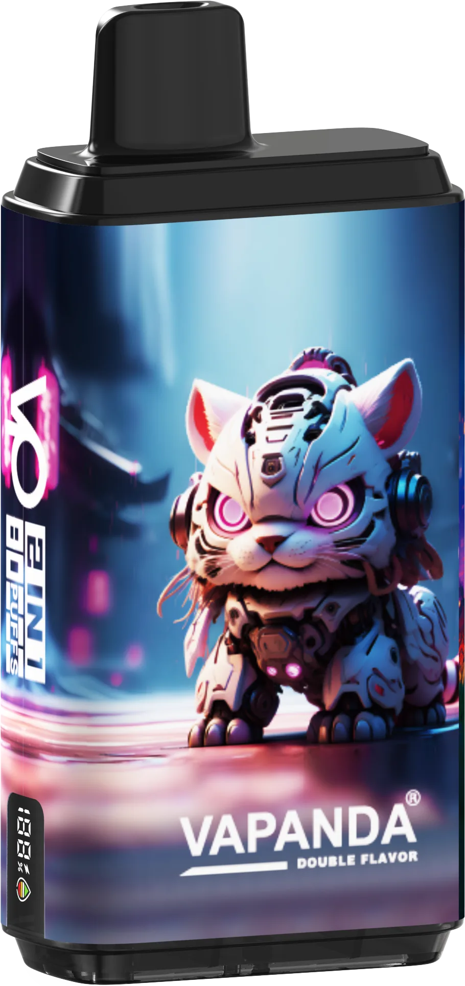 Blueberry Mint + Strawberry Raspberry Cherry - VAPANDA 2 IN 1 80K - Einweg-E-Zigarette